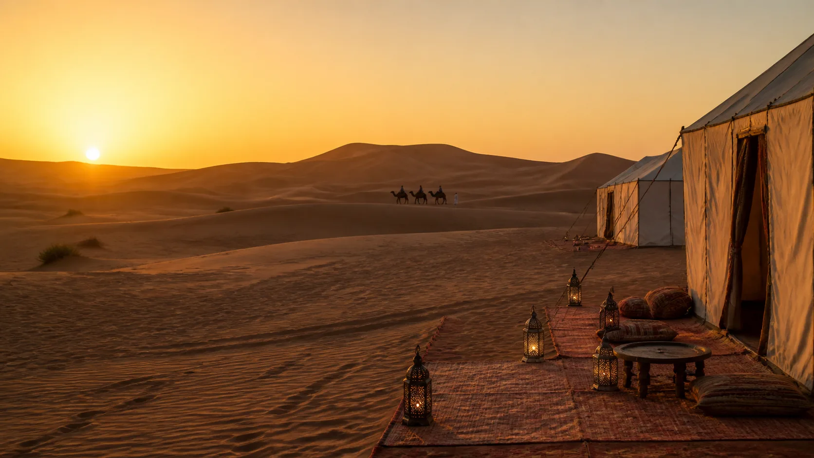 Agafay Desert Sunset